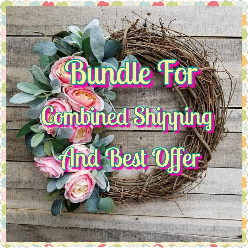 Bundle for Combined Shipping and Best Offer